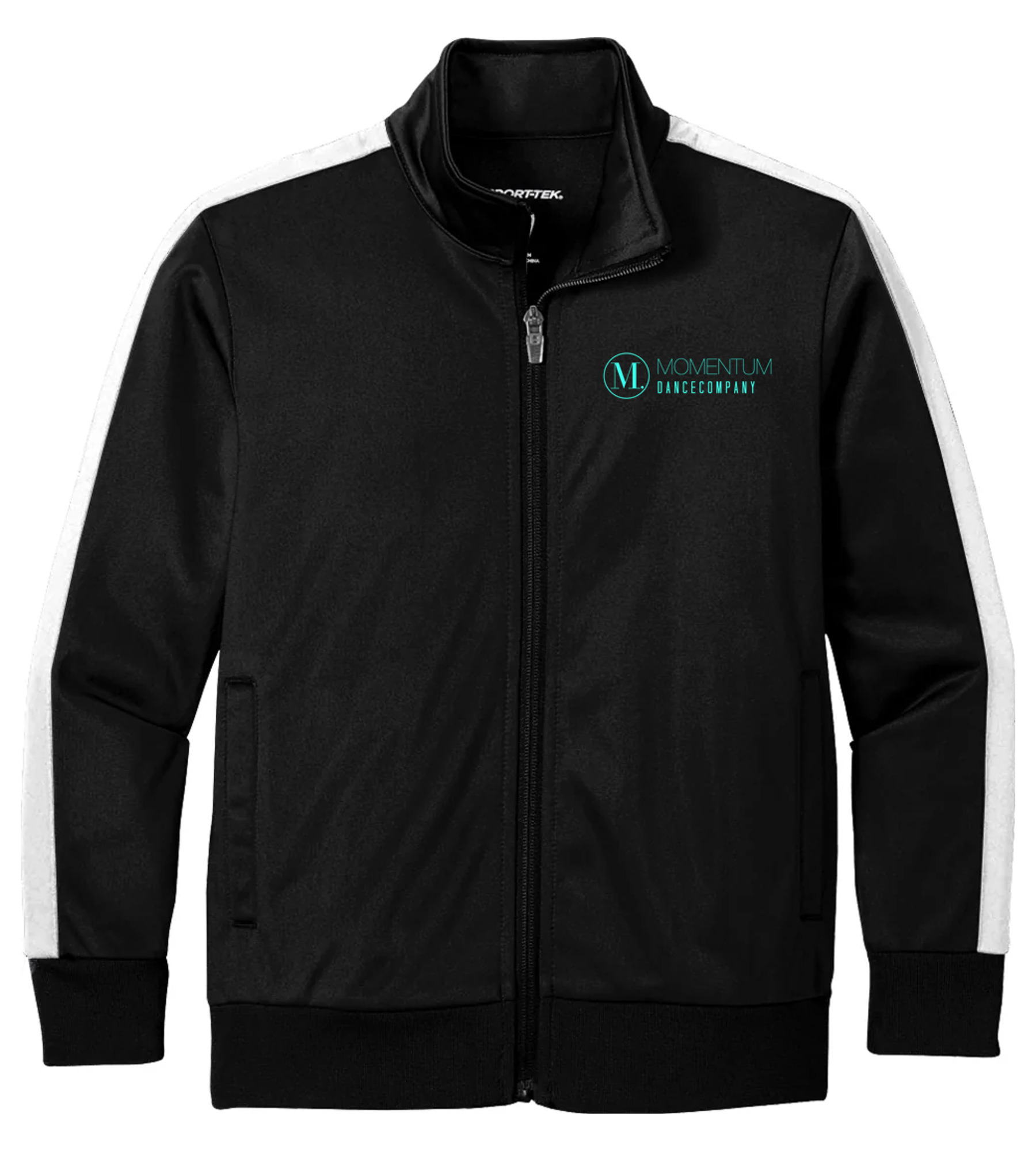 Sport-Tek Youth Tricot Sleeve Stripe Track Jacket